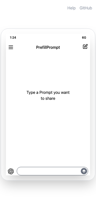 prefillprompt.com mobile prompt-link generator